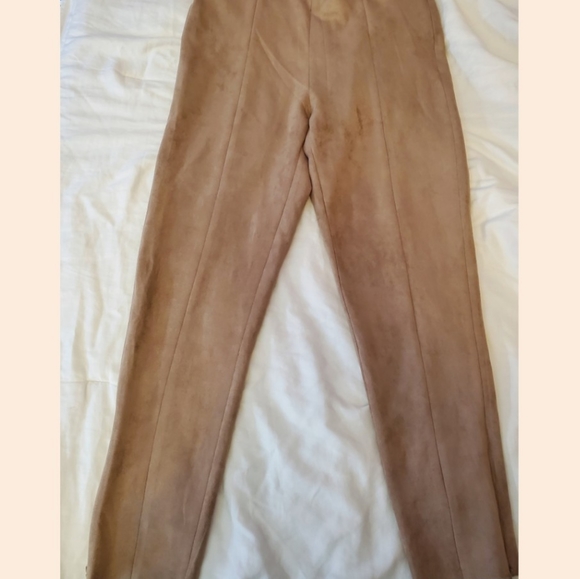 Zara Faux Suede Legging Pants Brand New with Tags - Picture 6 of 6